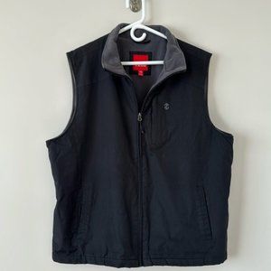 Izod Men Black Sleeveless Vest Size XL